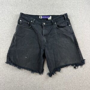 Levis Silvertab Shorts 36 Mens Baggy  Mega Wide Leg Skater Shorts Distressed